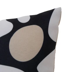 Housse de coussin d'extérieur rectangulaire NOLAN Noir