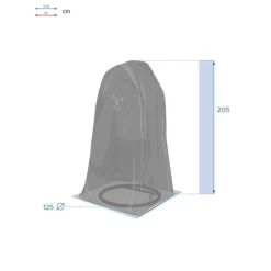 Housse de protection HAMBO pour fauteuil oeuf suspendu Gris