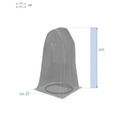 Housse de protection HAMBO pour fauteuil oeuf suspendu Gris