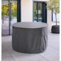 Housse de protection HAMBO pour table ronde Gris