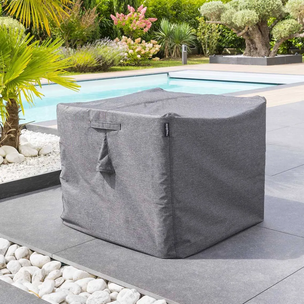 Housse de protection HAMBO pour table haute Gris
