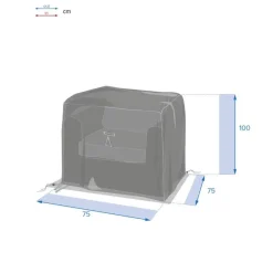 Housse de protection HAMBO pour fauteuil Gris S