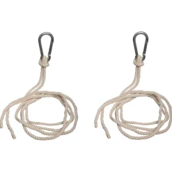 Kit de fixation en corde pour hamac Beige