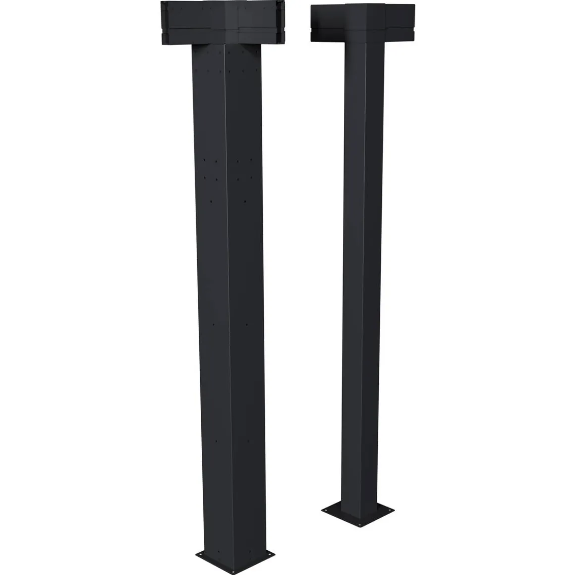 Kit de 2 poteaux d'angle pour pergola bioclimatique MAJAÉ Graphite