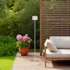 Lampadaire solaire BOLTY Argile