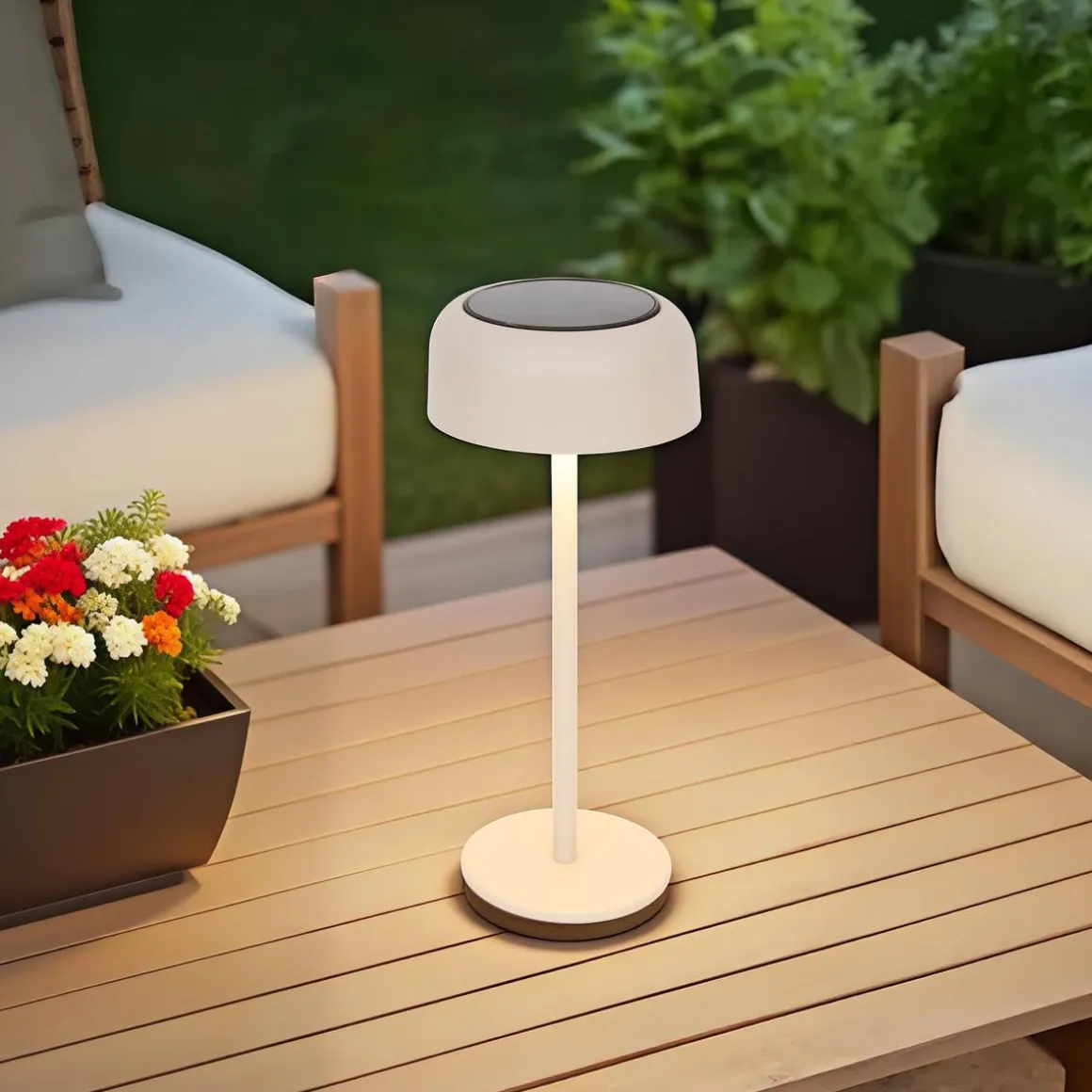 Lampe solaire BOLTY Argile