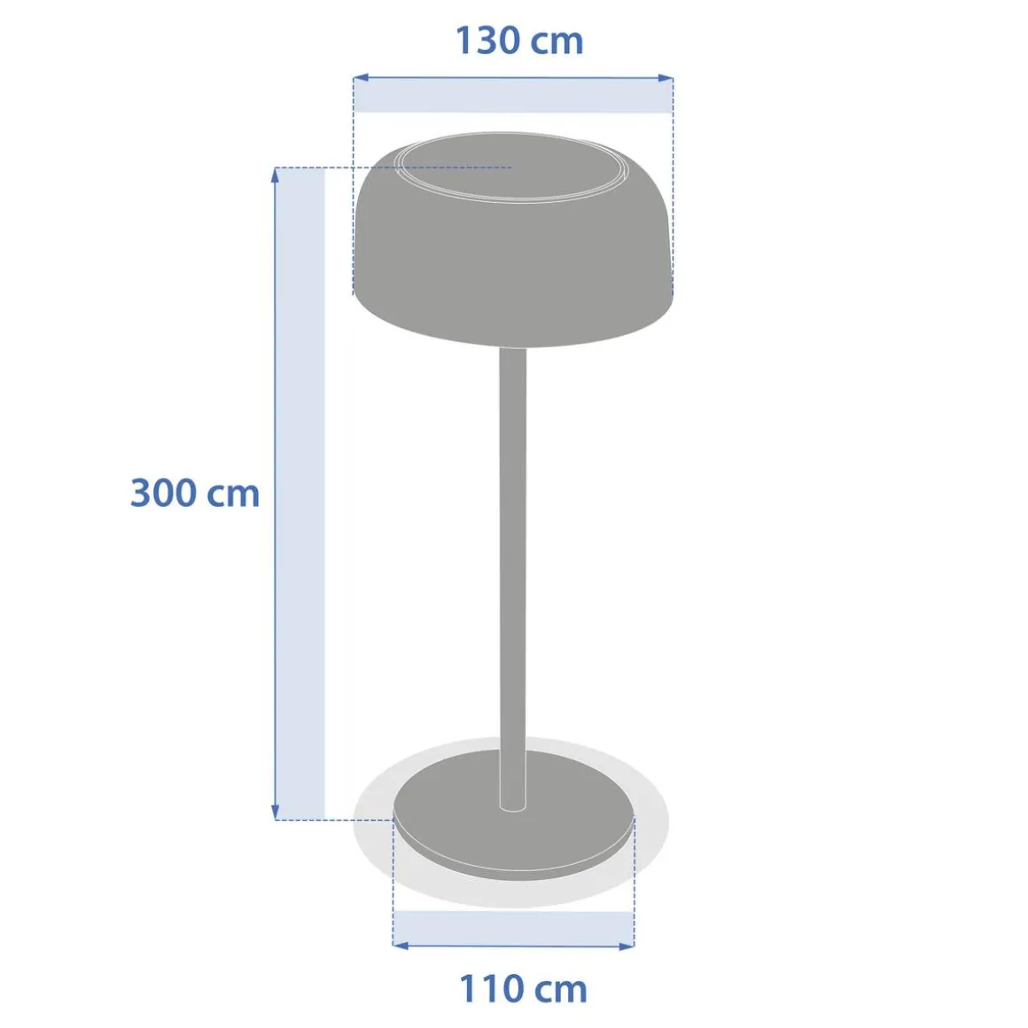 Lampe solaire BOLTY Argile