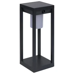 Lanterne solaire à détection de mouvement PIKY Graphite