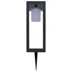 Lanterne solaire à détection de mouvement PIKY Graphite