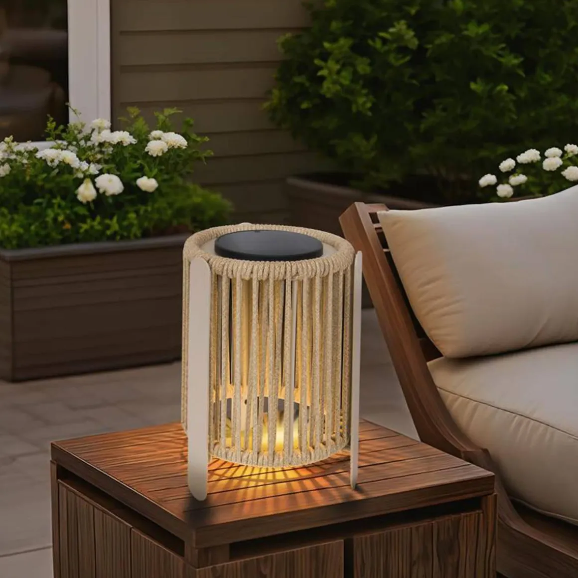 Lanterne solaire LINY Argile