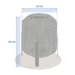 Lanterne solaire LINY Graphite