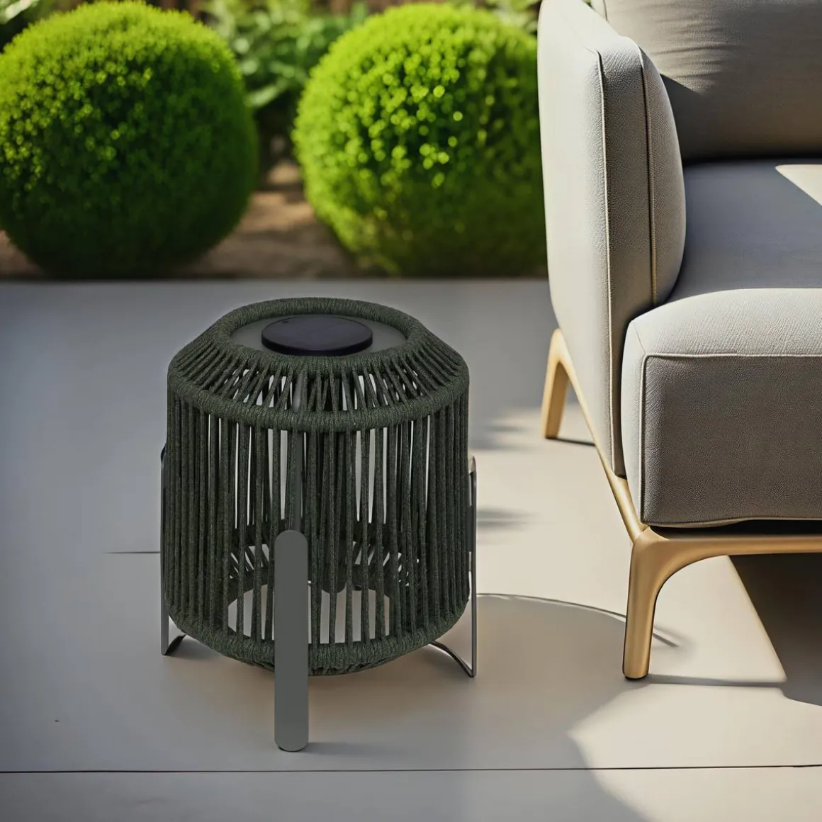 Lanterne solaire LINY Vert laurier