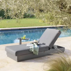 Lit de piscine ALLURE Graphite