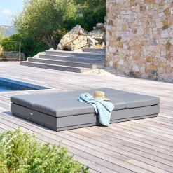 Lit de piscine ALLURE Graphite