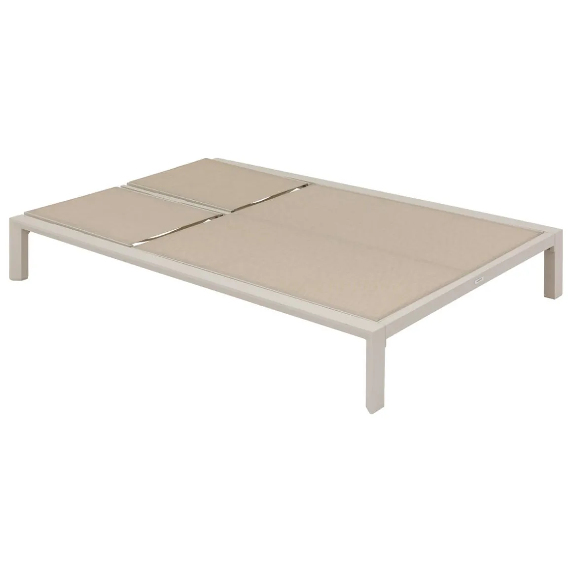 Lit de piscine double ÉVASION Argile & Beige