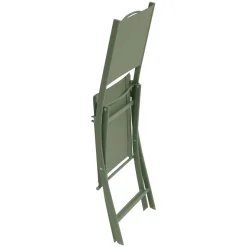Lot de 4 chaises de jardin pliante MODULA Vert laurier