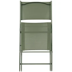 Lot de 4 chaises de jardin pliante MODULA Vert laurier