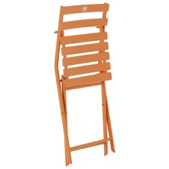 Lot de 2 chaises de jardin pliantes GREENSBORO Terre battue