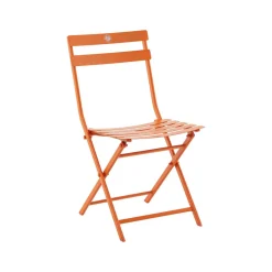 Lot de 2 chaises de jardin pliantes GREENSBORO Terre battue