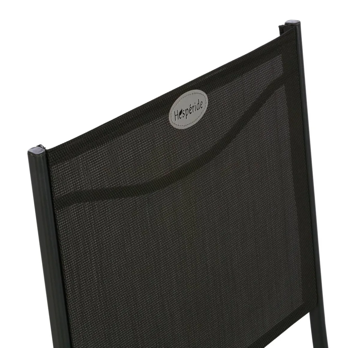 Lot de 4 chaises de jardin pliantes MODULA Anthracite & Graphite