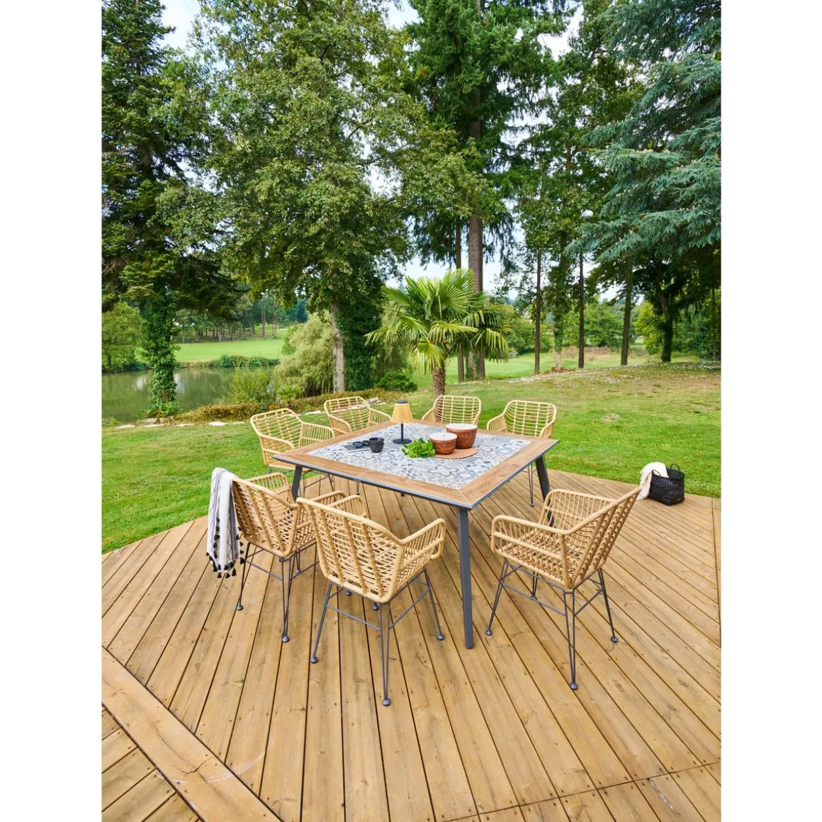 Lot de 2 fauteuils de jardin LAMBADA Sésame
