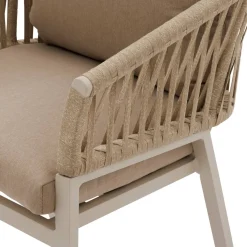 Lot de 2 fauteuils de jardin ORIENGO Beige & Argile
