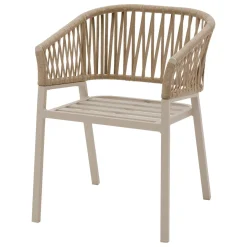 Lot de 2 fauteuils de jardin ORIENGO Beige & Argile