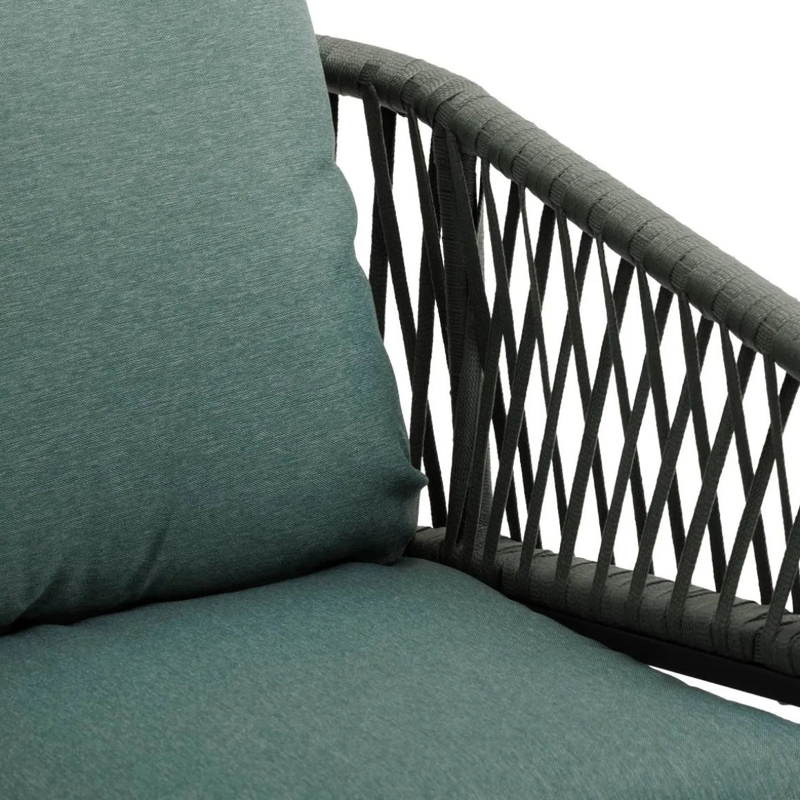 Lot de 2 fauteuils de jardin ORIENGO Olive & Graphite