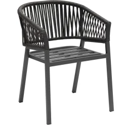 Lot de 2 fauteuils de jardin ORIENGO Anthracite & Graphite