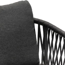Lot de 2 fauteuils de jardin ORIENGO Anthracite & Graphite