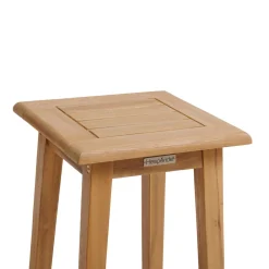 Lot de 2 tabourets hauts de jardin TIWI Acacia