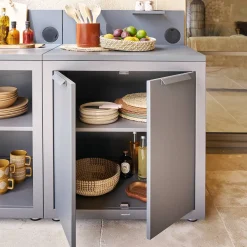 Module d'angle pour cuisine d'été OXYANA Graphite