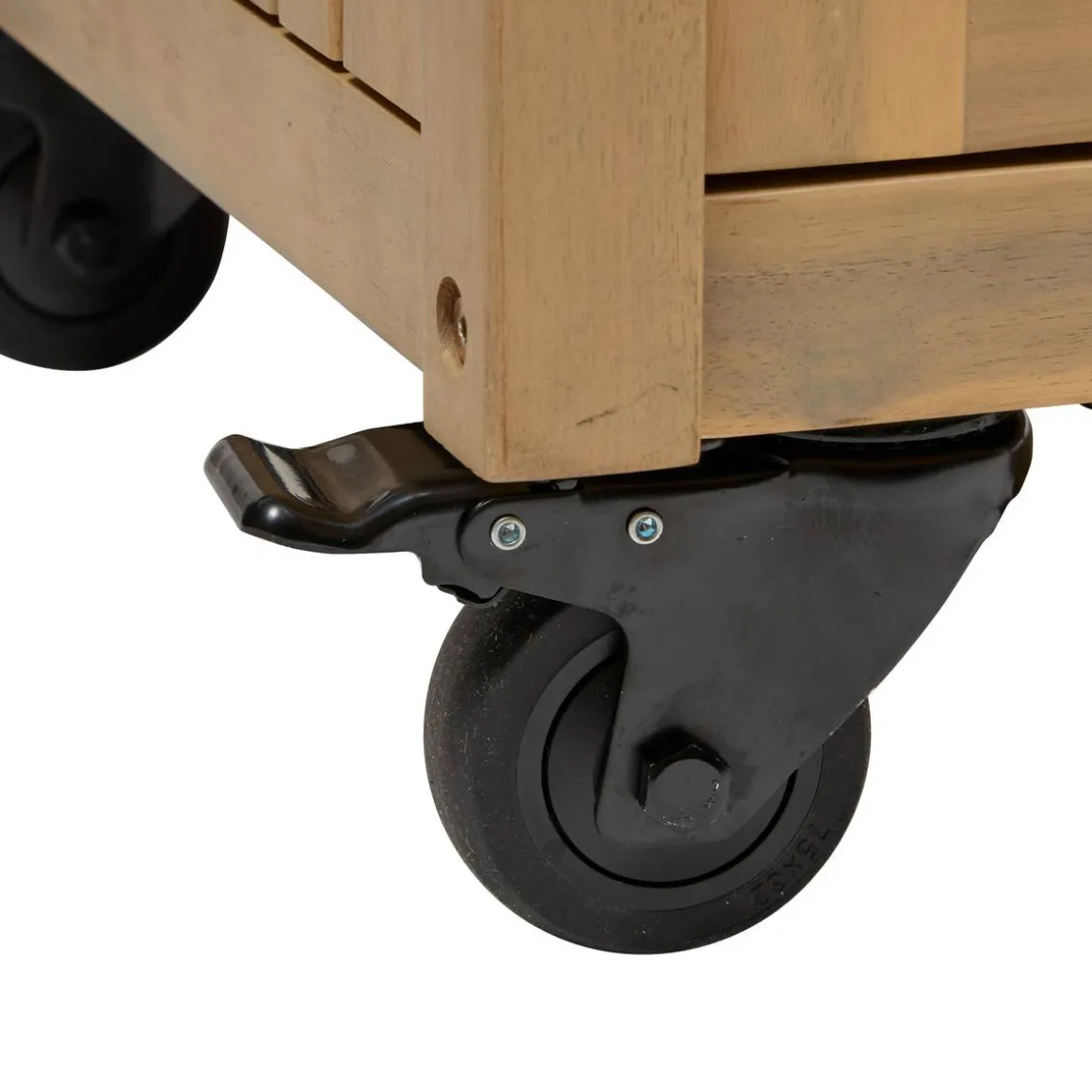 Module 2 portes à roulettes pour cuisine d'été LODGIA Beige