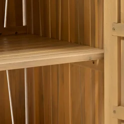 Module 2 portes à roulettes pour cuisine d'été LODGIA Beige