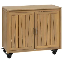 Module 2 portes à roulettes pour cuisine d'été LODGIA Beige