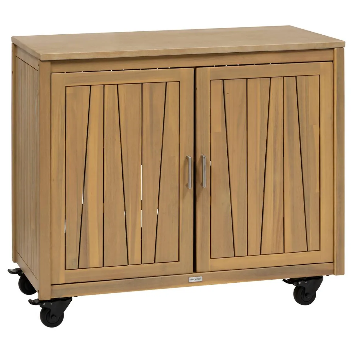 Module 2 portes à roulettes pour cuisine d'été LODGIA Beige