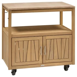 Module 2 portes à roulettes pour cuisine d'été LODGIA Beige