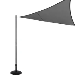 Mât de fixation pour voile d'ombrage Graphite