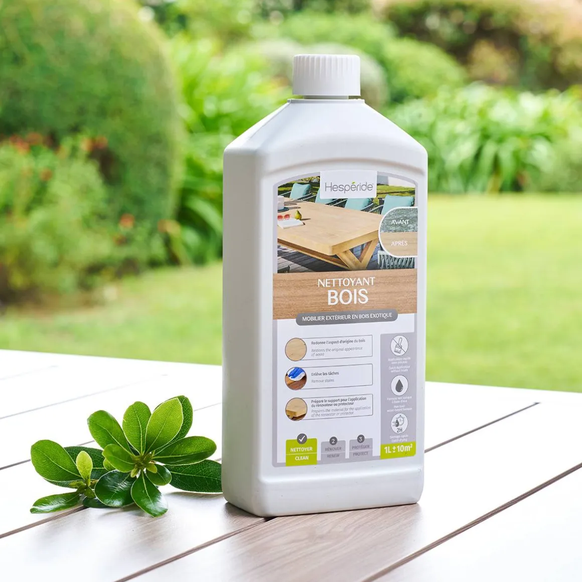 Nettoyant pour bois exotique