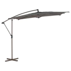 Parasol décentré carré MANOA Café