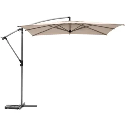 Parasol déporté carré inclinable MANOA Blé