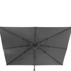 Parasol déporté carré inclinable MELHIA Anthracite / Graphite