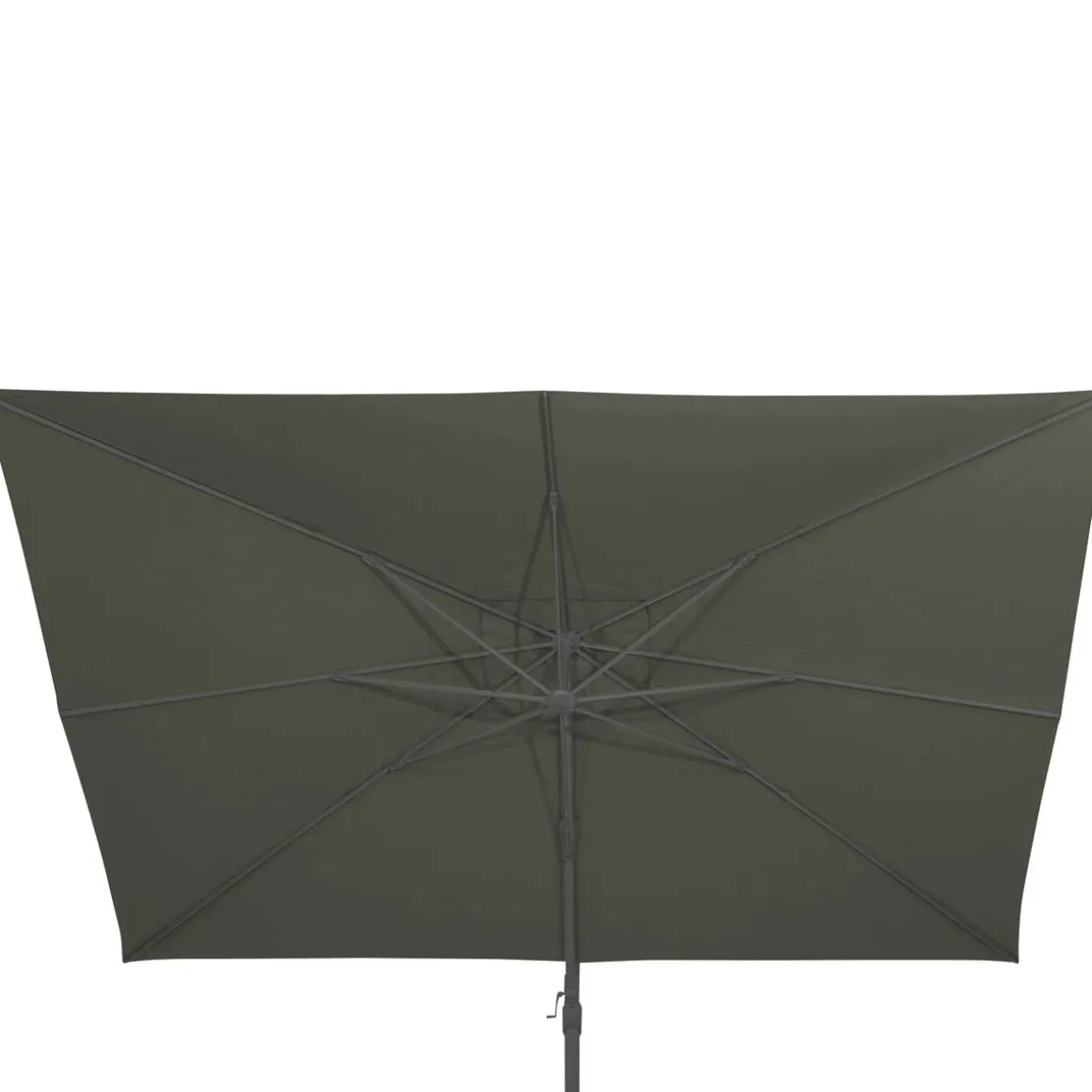 Parasol déporté carré inclinable MELHIA Vert laurier