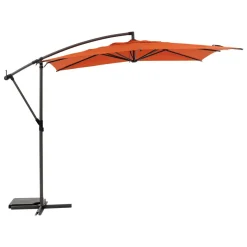 Parasol déporté carré MANOA Ambre