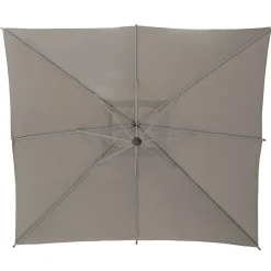 Parasol déporté carré MANOA Taupe