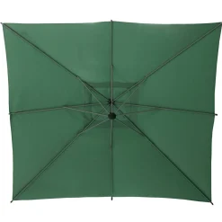 Parasol déporté carré MANOA Vert olive