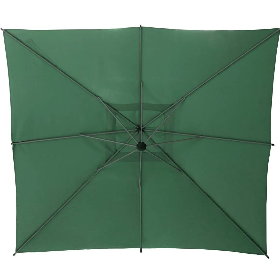 Parasol déporté carré MANOA Vert olive