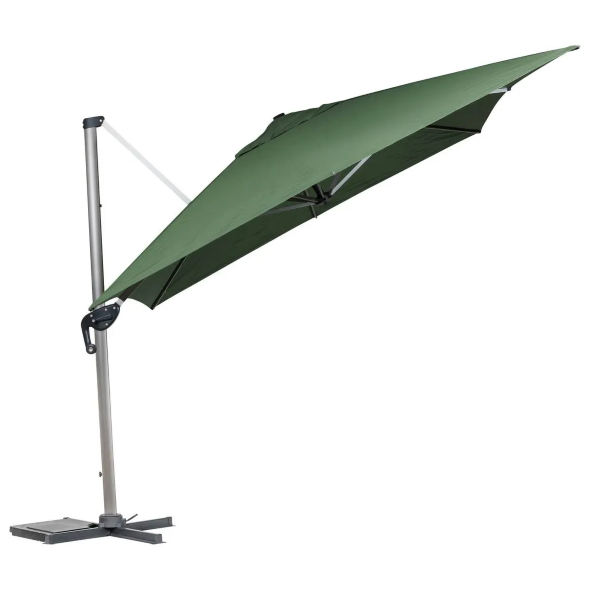 Parasol déporté rectangulaire ÉQUADOR Vert olive