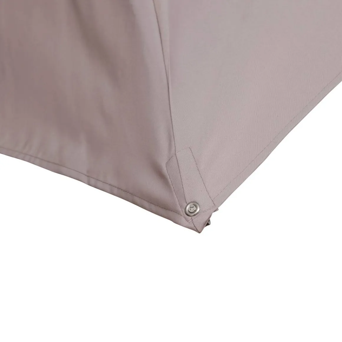Parasol déporté rectangulaire ÉQUADOR Taupe