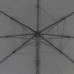 Parasol déporté rectangulaire SUENYO Sunbrella® Anthracite